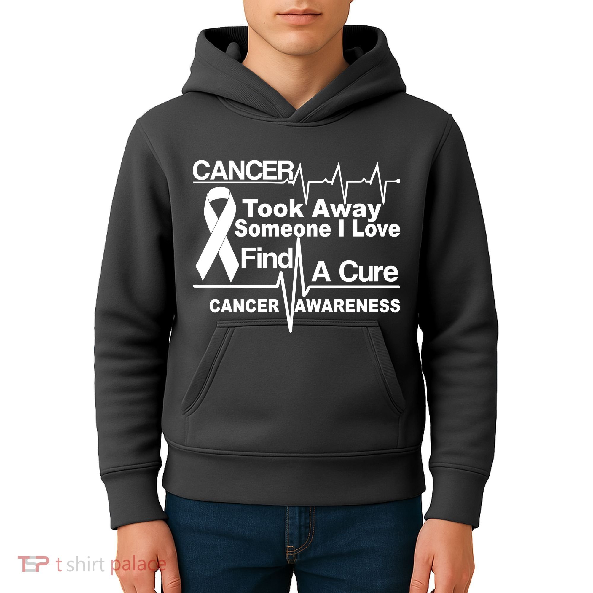 Cancer Took Away Someone I Love Kids Hoodie