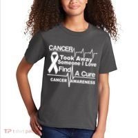 Cancer Took Away Someone I Love Kids T-Shirt thumb 2
