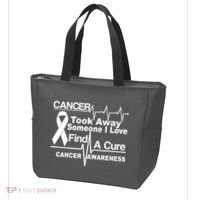 Cancer Took Away Someone I Love Tote Bag thumb 3