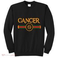 Cancer Zodiac Birthday Golden Icon Sweatshirt thumb 0