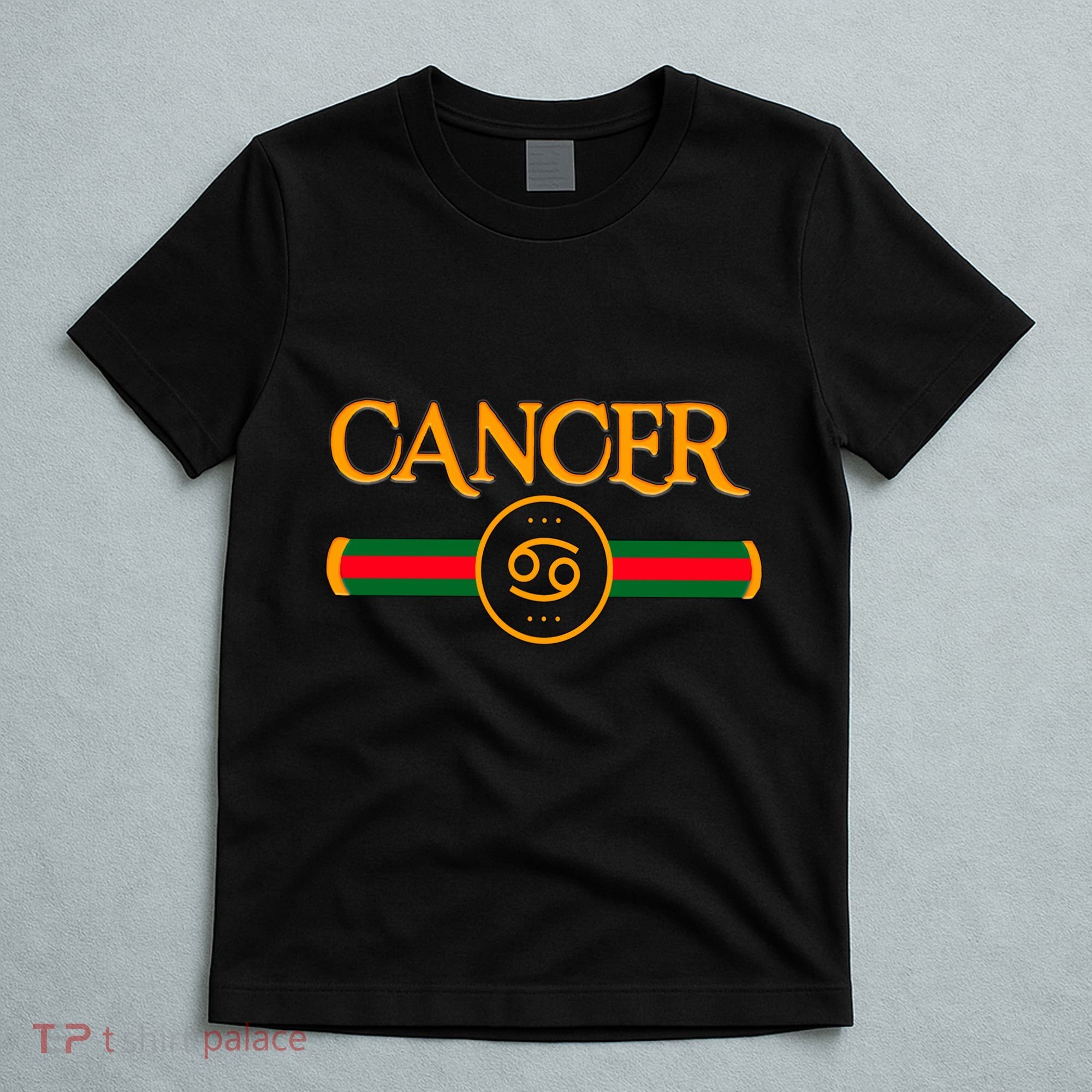 Cancer Zodiac Birthday Golden Icon T-Shirt