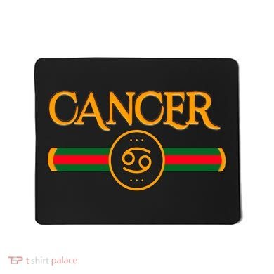 Cancer Zodiac Birthday Golden Icon Mousepad