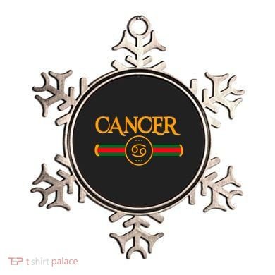 Cancer Zodiac Birthday Golden Icon Ornament