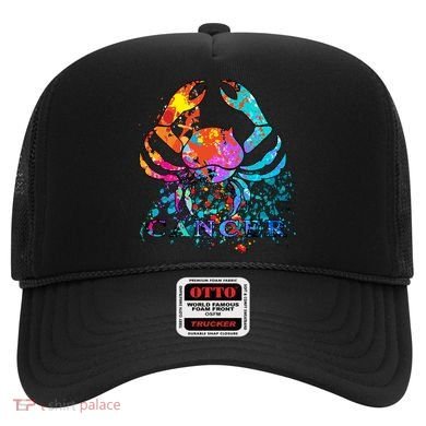 Cancer Zodiac Sign Crab Colorful Hat