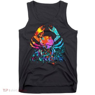 Cancer Zodiac Sign Crab Colorful Tank Top