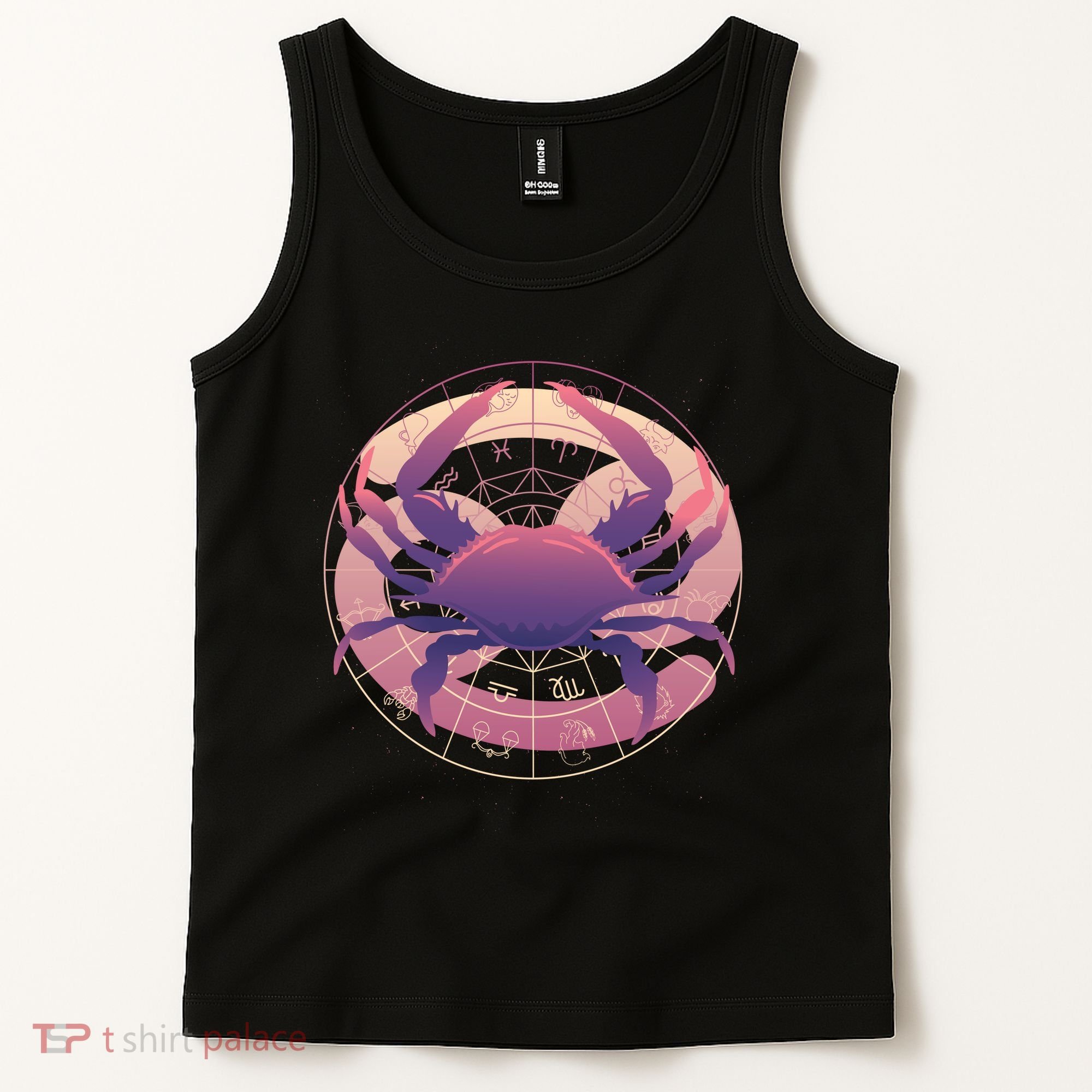 Cancer Zodiac Symbol Tank Top