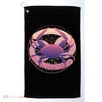 Cancer Zodiac Symbol Golf Towel thumb 0