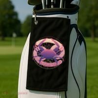 Cancer Zodiac Symbol Golf Towel thumb 2