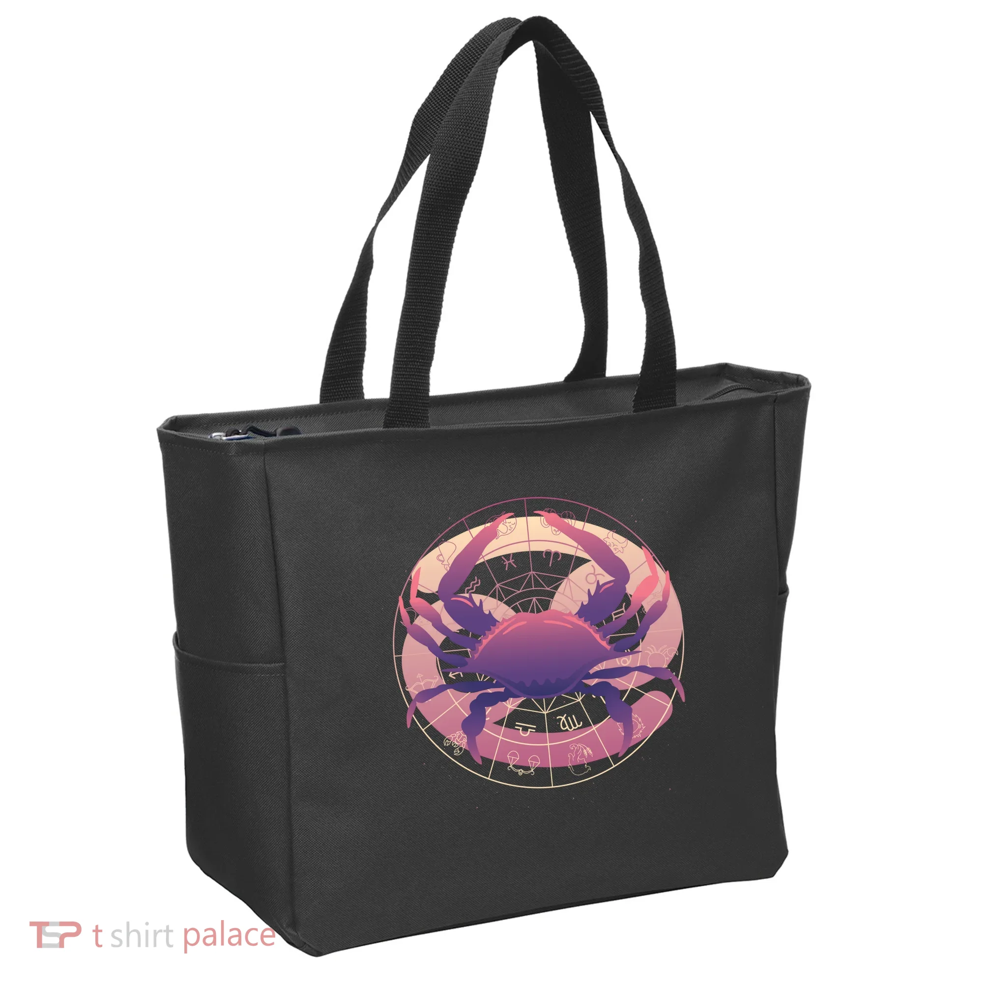 Cancer Zodiac Symbol Tote Bag