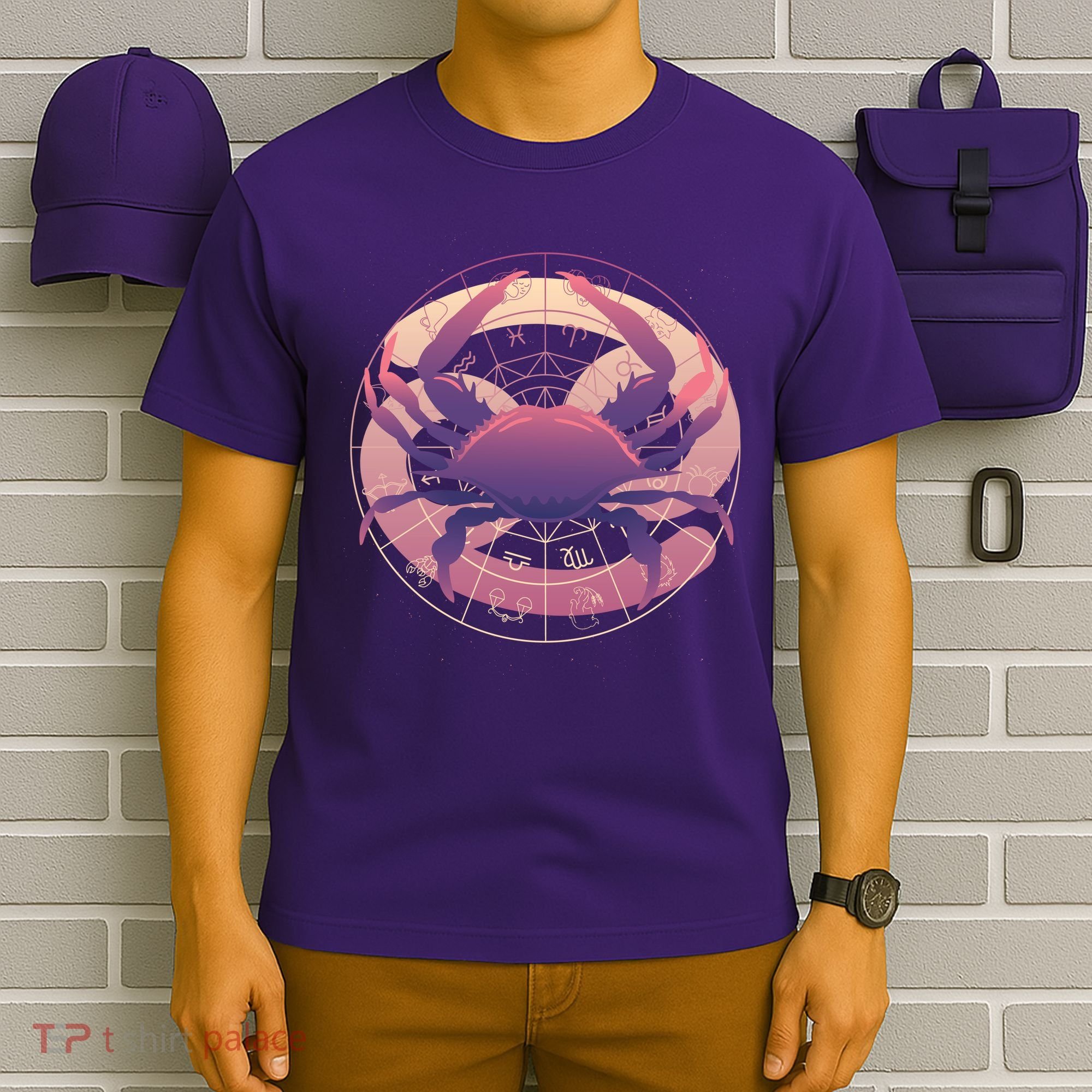 Cancer Zodiac Symbol T-Shirt