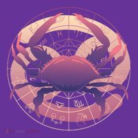 Cancer Zodiac Symbol Button thumb 1