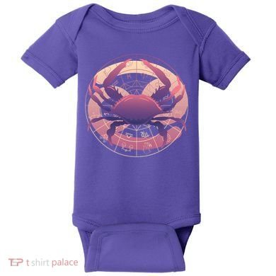 Cancer Zodiac Symbol Baby Bodysuit