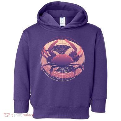Cancer Zodiac Symbol Toddler Hoodie