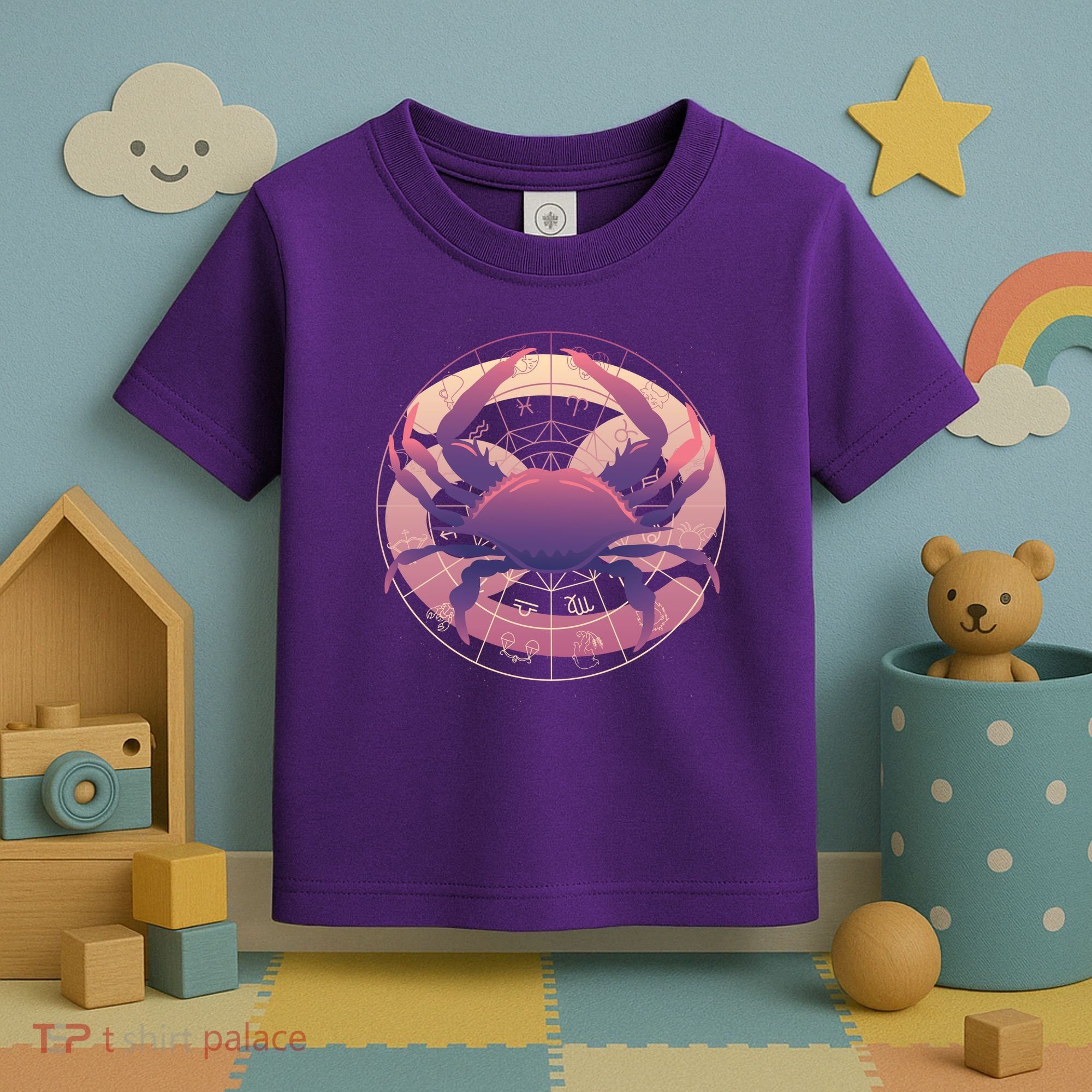 Cancer Zodiac Symbol Toddler T-Shirt