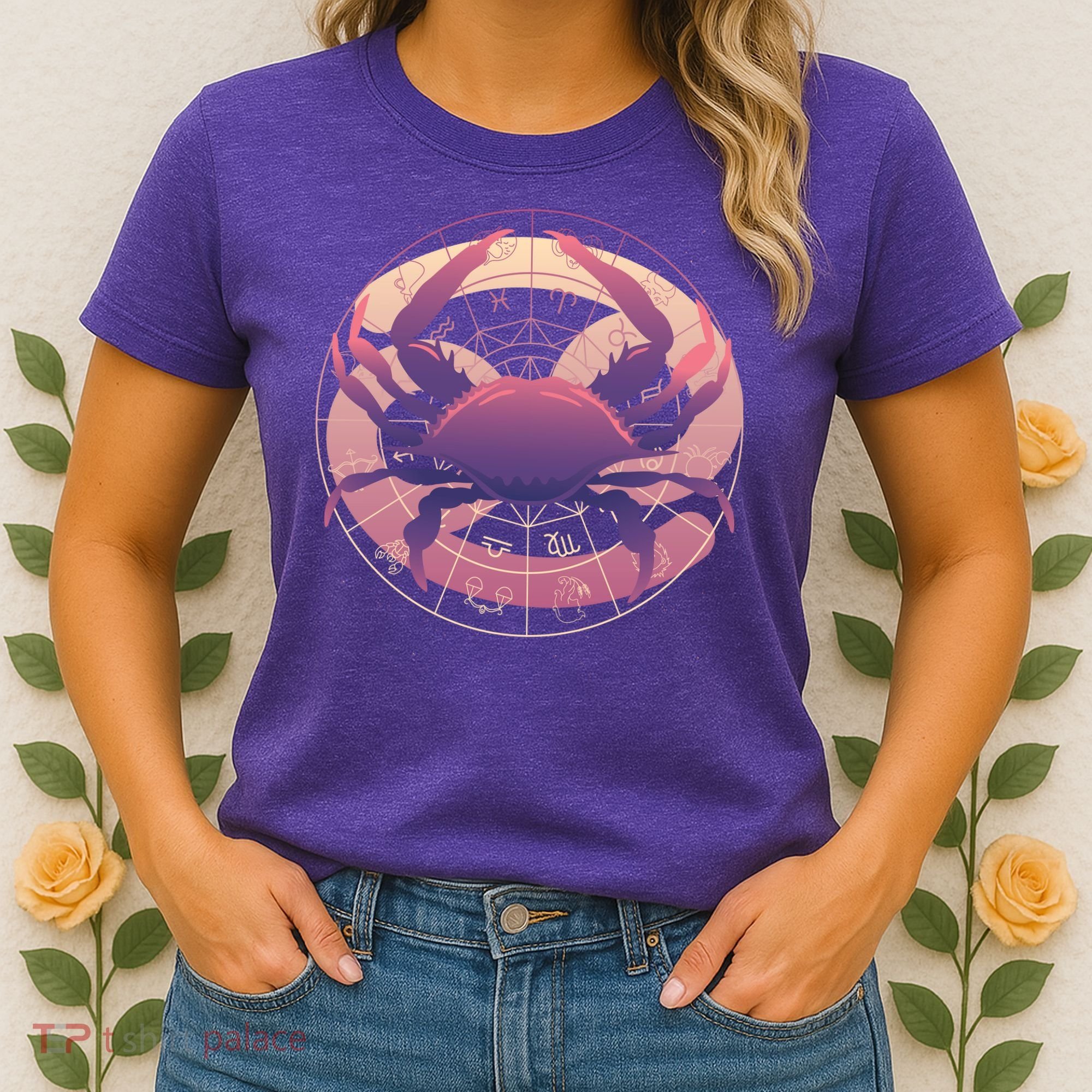 Cancer Zodiac Symbol Women's T-Shirt