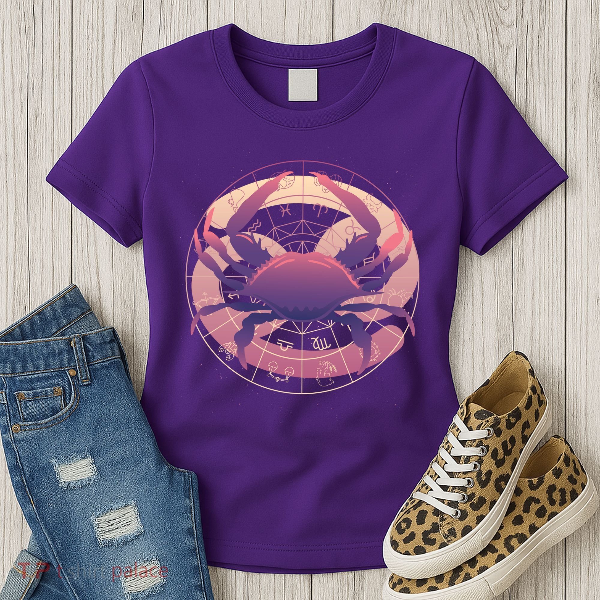 Cancer Zodiac Symbol Women's T-Shirt