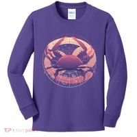 Cancer Zodiac Symbol Kids Long Sleeve Shirt thumb 0