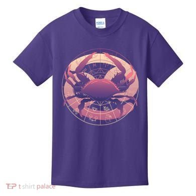 Cancer Zodiac Symbol Kids T-Shirt
