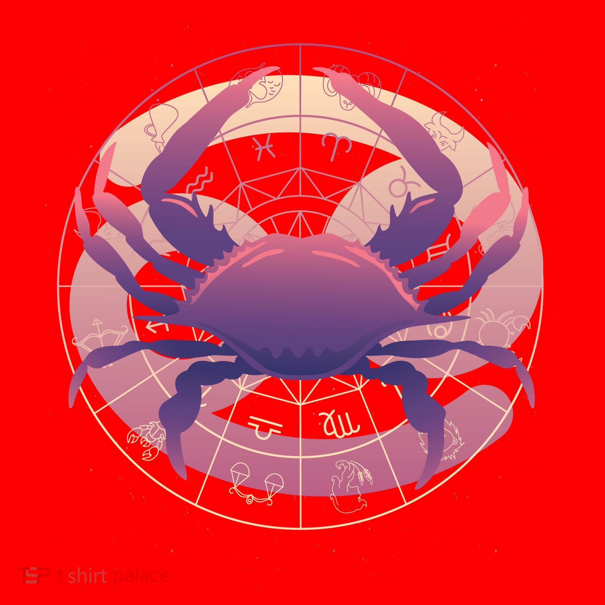 Cancer Zodiac Symbol Santa Hat