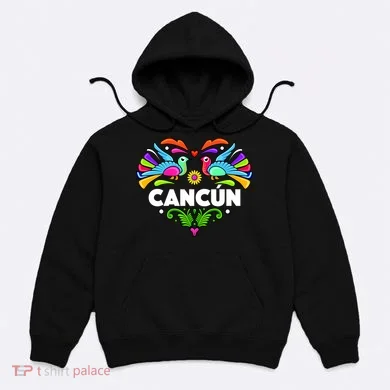 Cancun Artistic Heart Hoodie