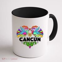 Cancun Artistic Heart Coffee Mug thumb 1