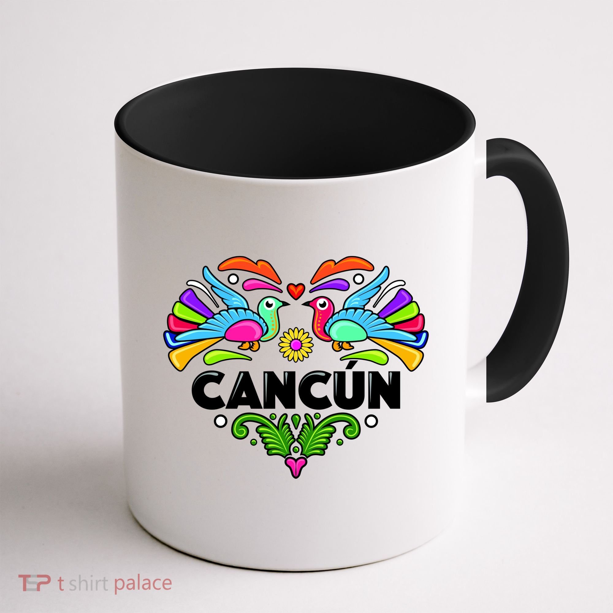 Cancun Artistic Heart Coffee Mug