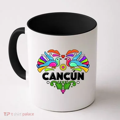 Cancun Artistic Heart Coffee Mug