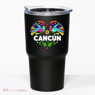 Cancun Artistic Heart Tumbler