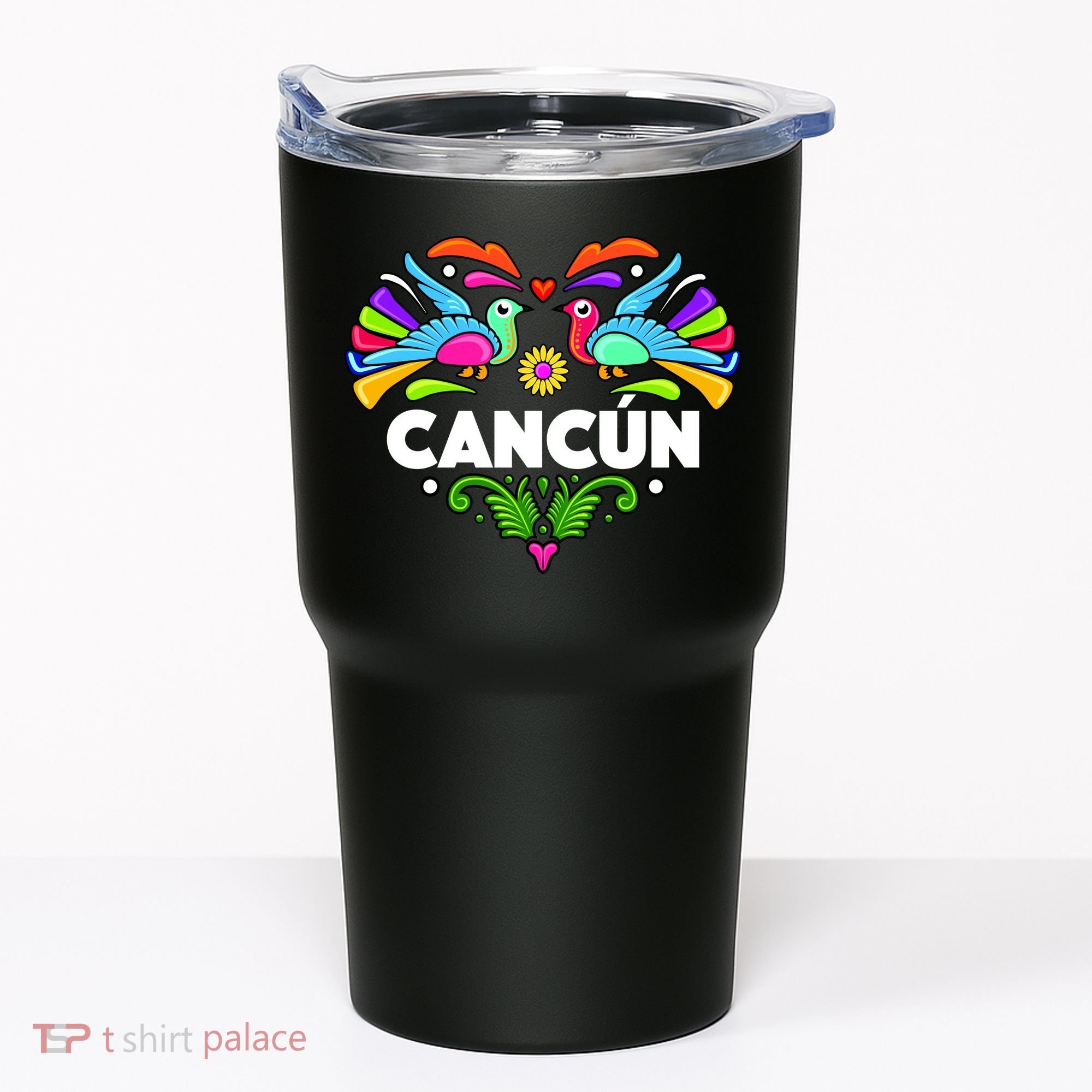 Cancun Artistic Heart Tumbler