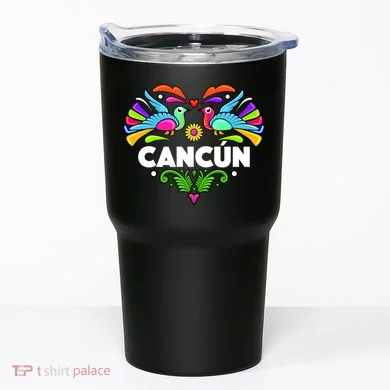 Cancun Artistic Heart Tumbler