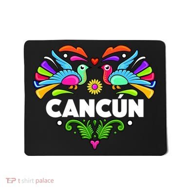 Cancun Artistic Heart Mousepad