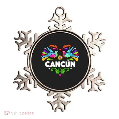 Cancun Artistic Heart Ornament