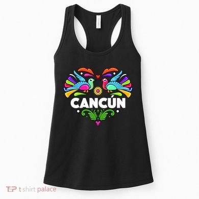 Cancun Artistic Heart Women's Tank Top