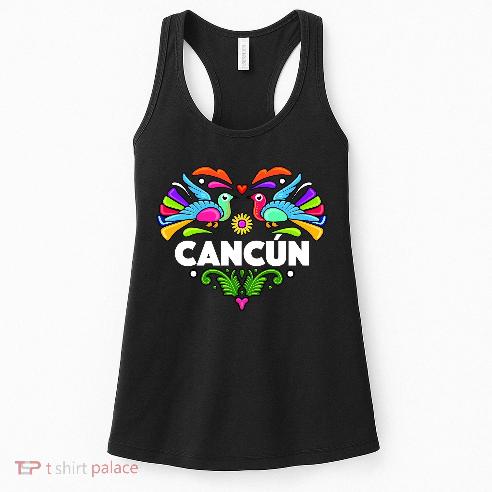 Cancun Artistic Heart Women's Tank Top