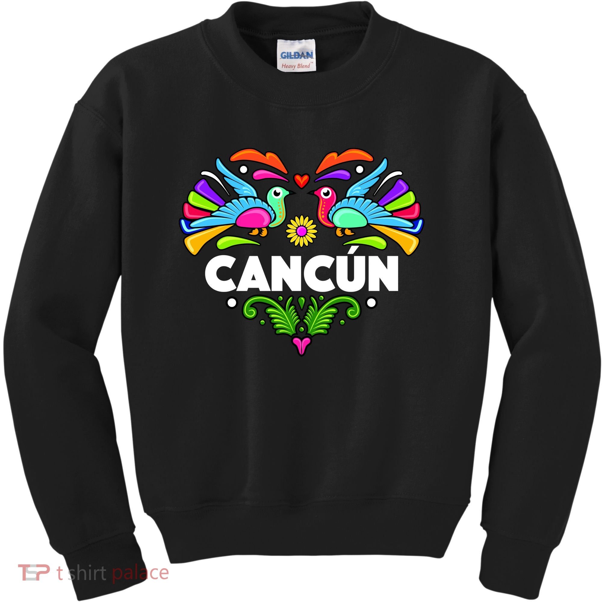 Cancun Artistic Heart Kids Sweatshirt