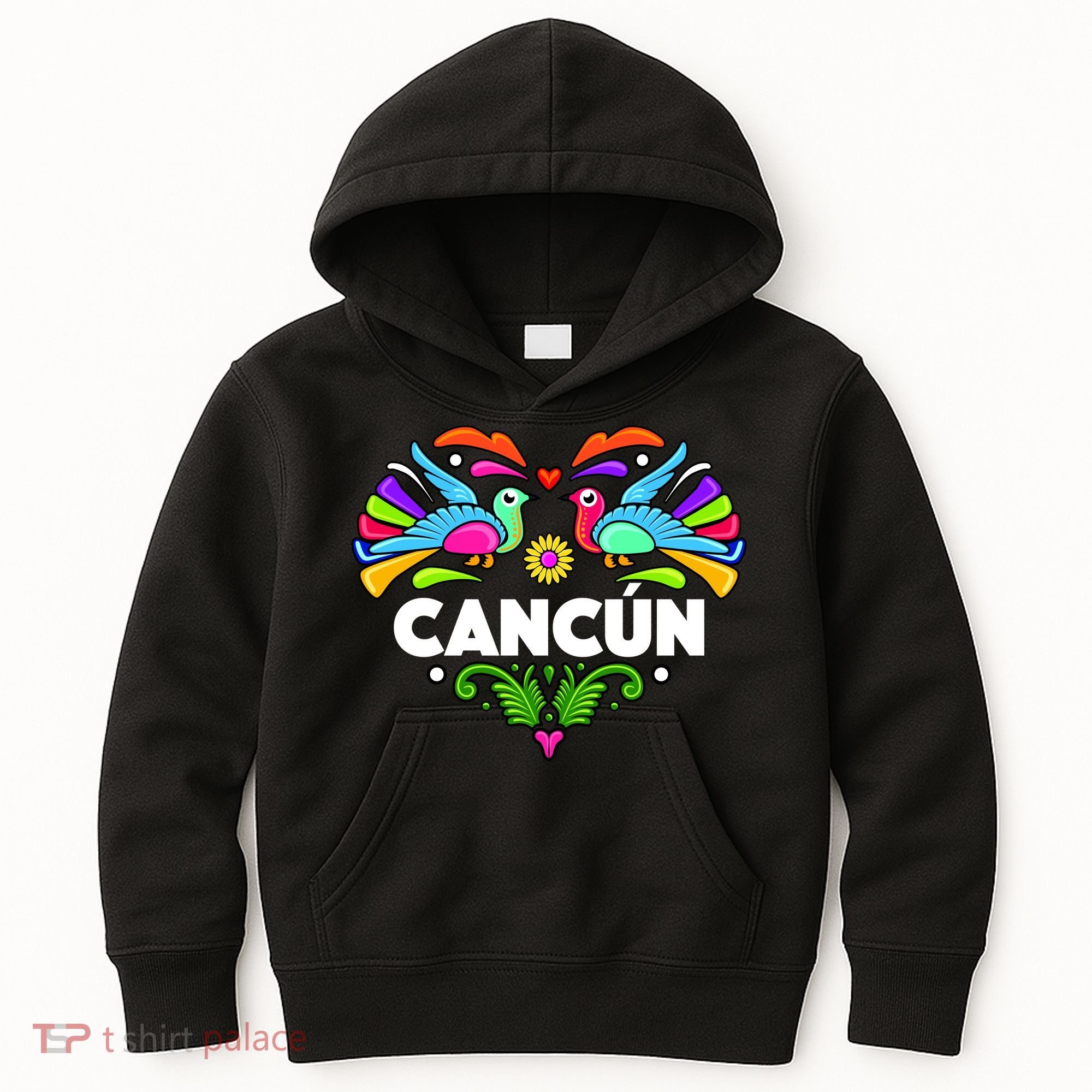 Cancun Artistic Heart Kids Hoodie