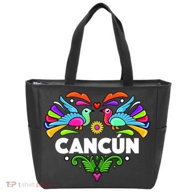 Cancun Artistic Heart Tote Bag