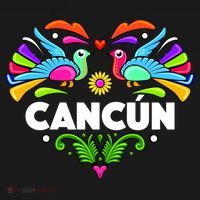 Cancun Artistic Heart Tote Bag thumb 4