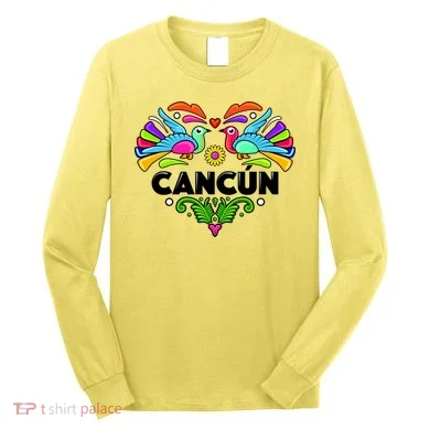 Cancun Artistic Heart Long Sleeve Shirt