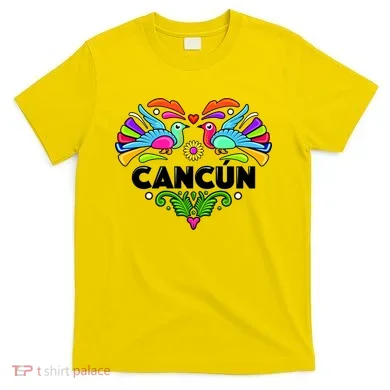 Cancun Artistic Heart T-Shirt