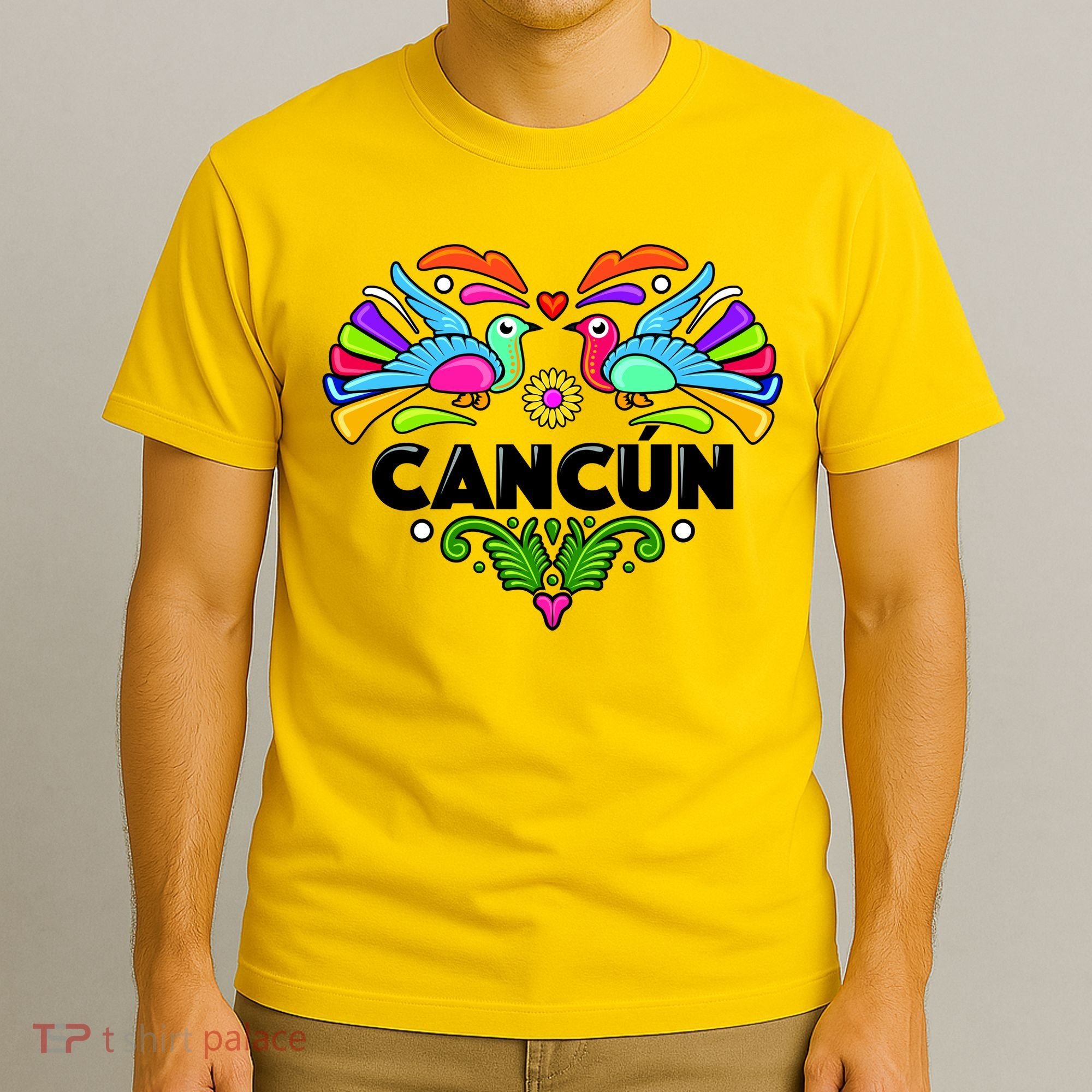 Cancun Artistic Heart T-Shirt
