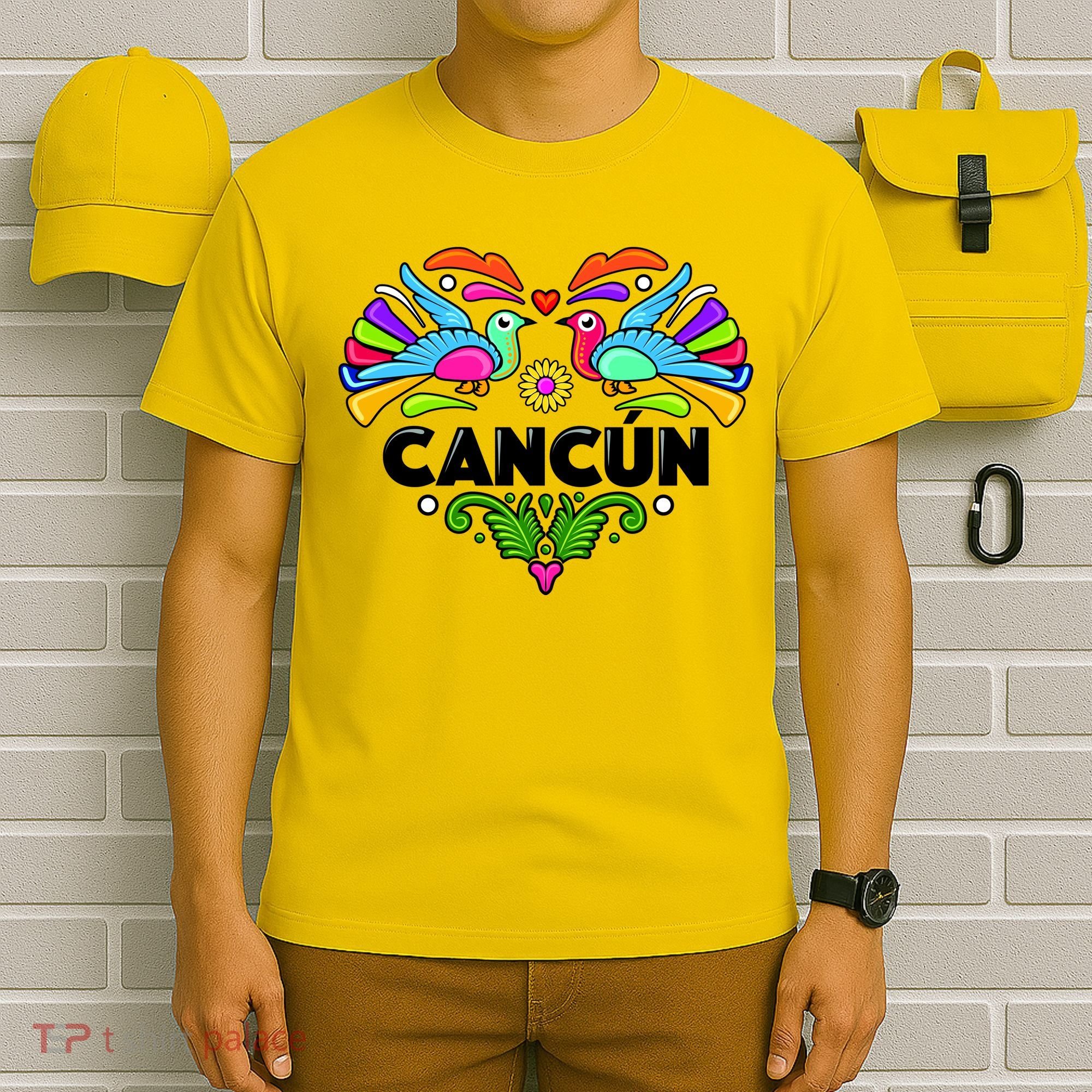 Cancun Artistic Heart T-Shirt