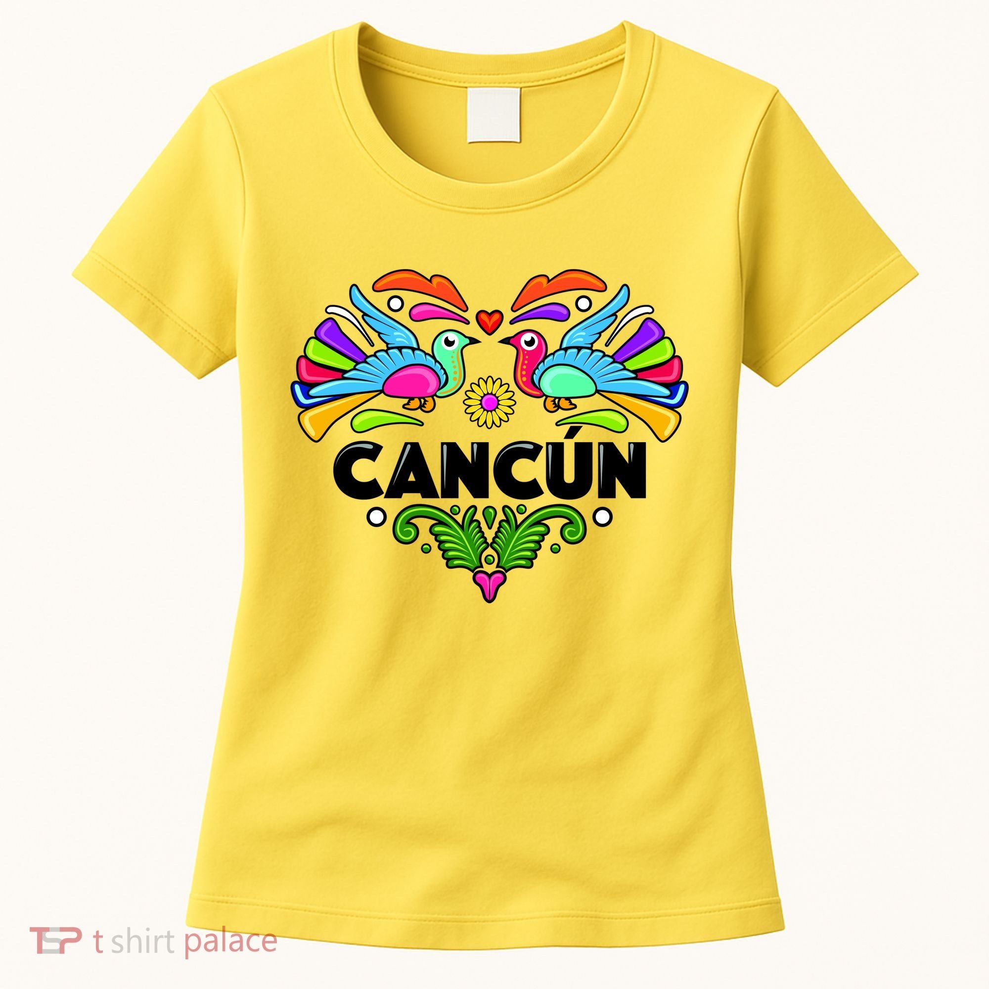 Cancun Artistic Heart Women's T-Shirt