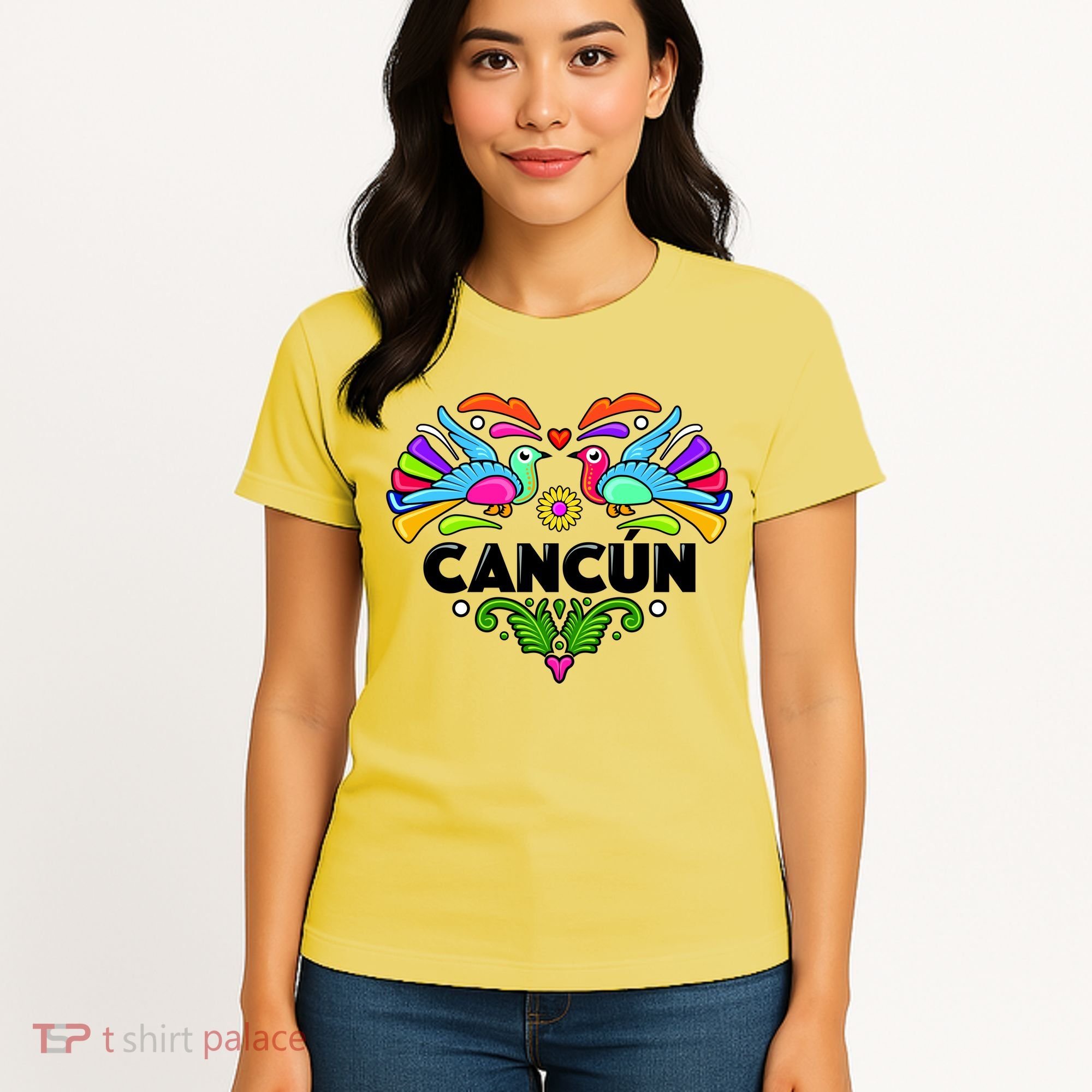 Cancun Artistic Heart Women's T-Shirt