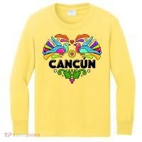 Cancun Artistic Heart Kids Long Sleeve Shirt thumb 0