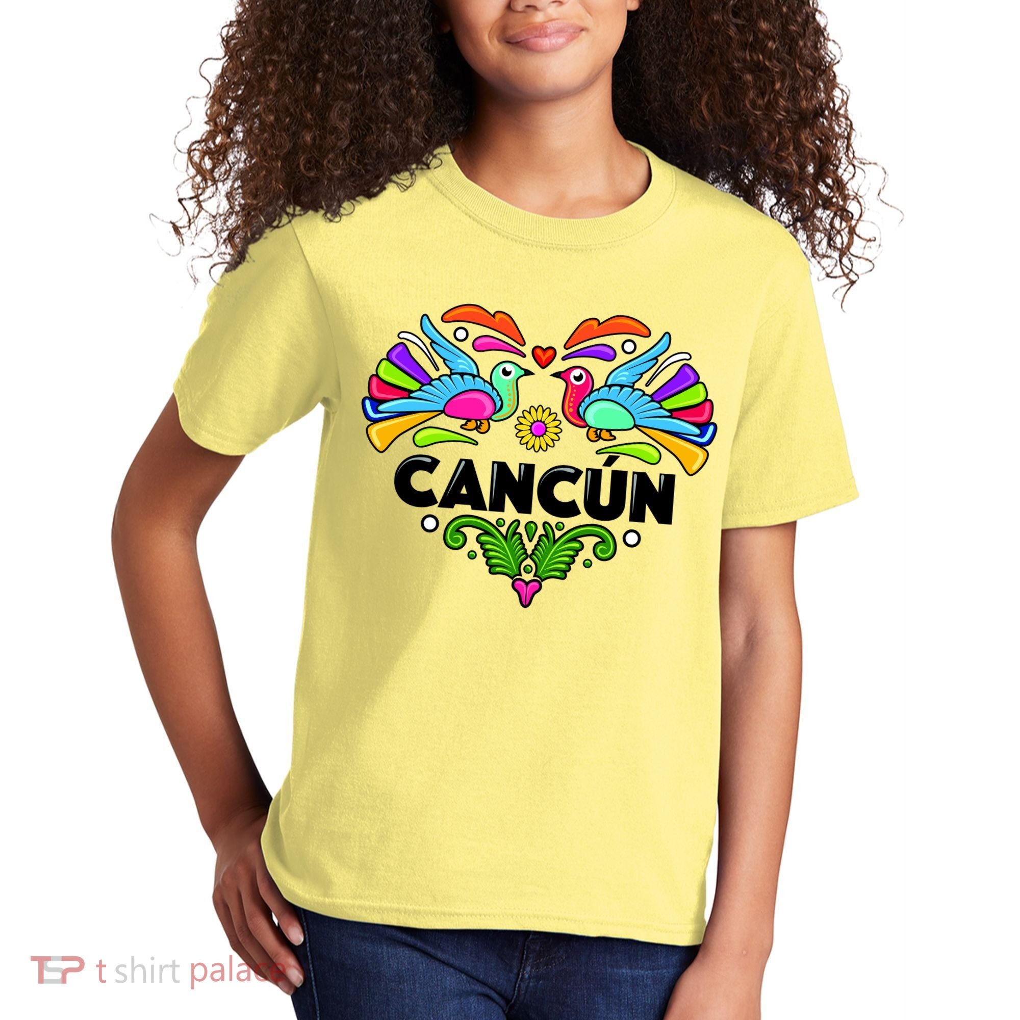 Cancun Artistic Heart Kids T-Shirt