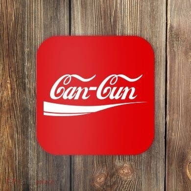 Cancun Classic Logo Coaster