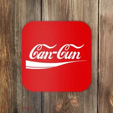 Cancun Classic Logo Coaster