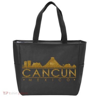 Cancun Limited Edition Gold Glitz Tote Bag
