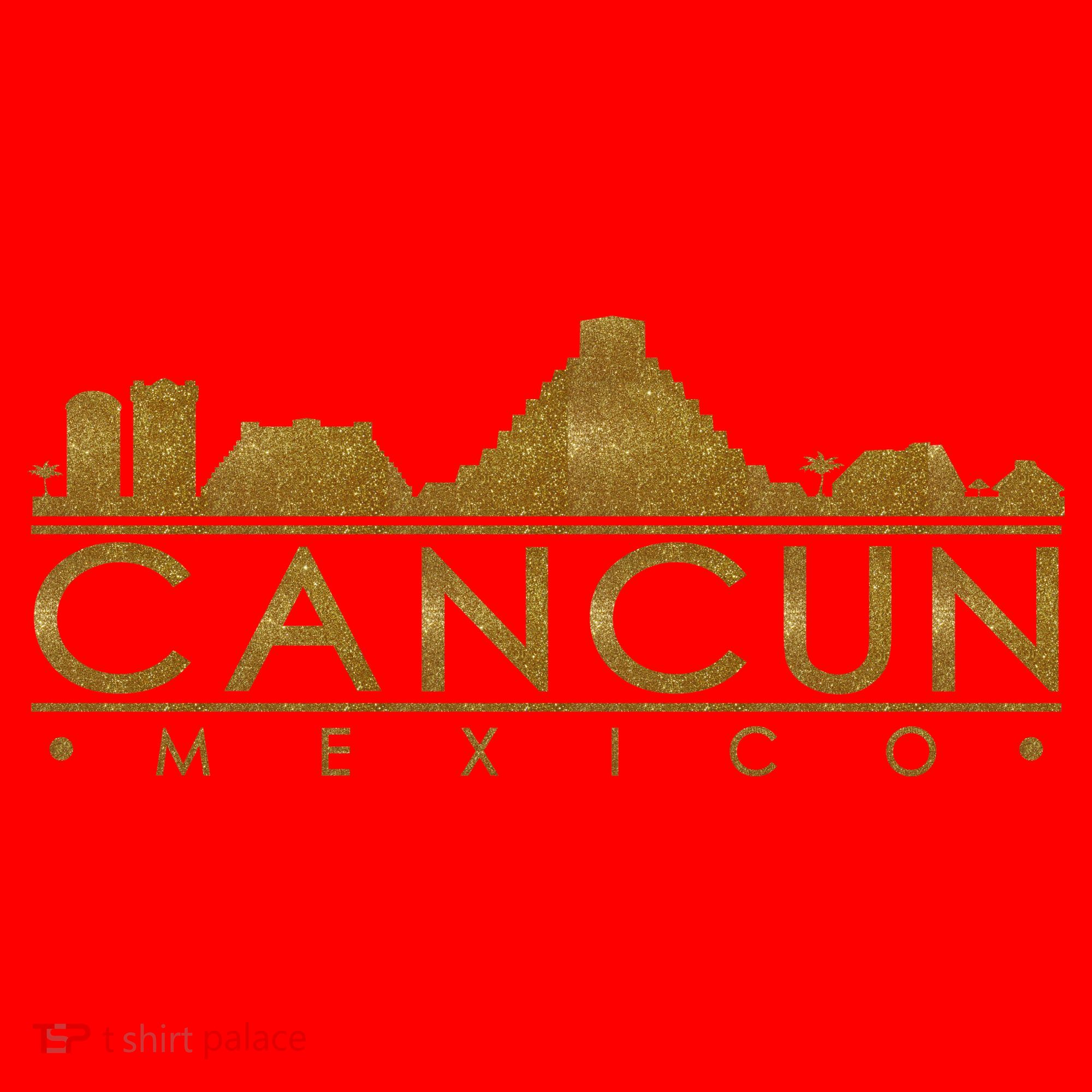 Cancun Limited Edition Gold Glitz Santa Hat
